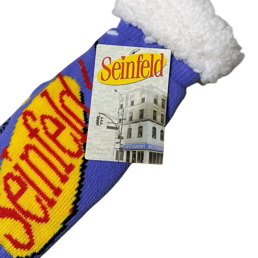 Seinfeld Sherpa Lined Socks